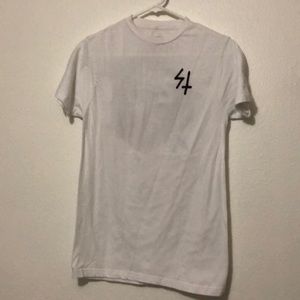 Sketchy Tank white T-shirt